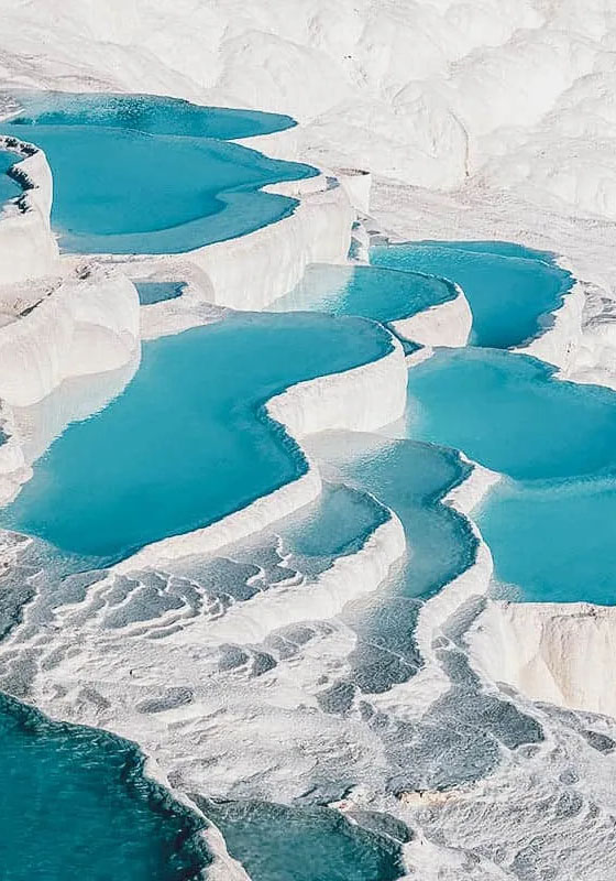 VISIT THE WHITE TRAVERTINES