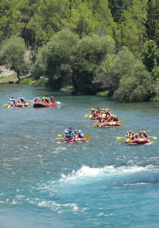 Rafting on Köprüçay River (Main Activity)