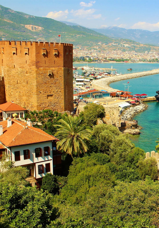Alanya Harbor & Red Tower