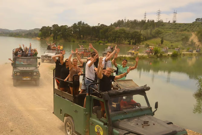 Jeep Safari Wasserfall in Manavgat